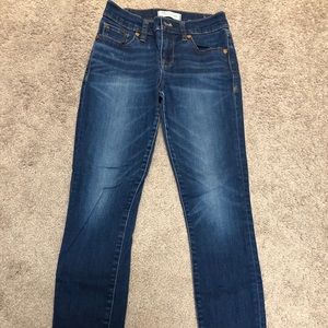 Madewell skinny cropped jeans
